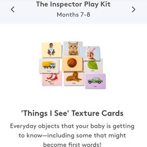 Lovevery - Things I See Texture Cards